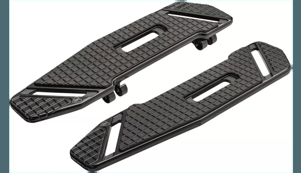Arlen Ness SpeedLiner Floorboards for '99-Up Harley Davidson Touring Models - Black