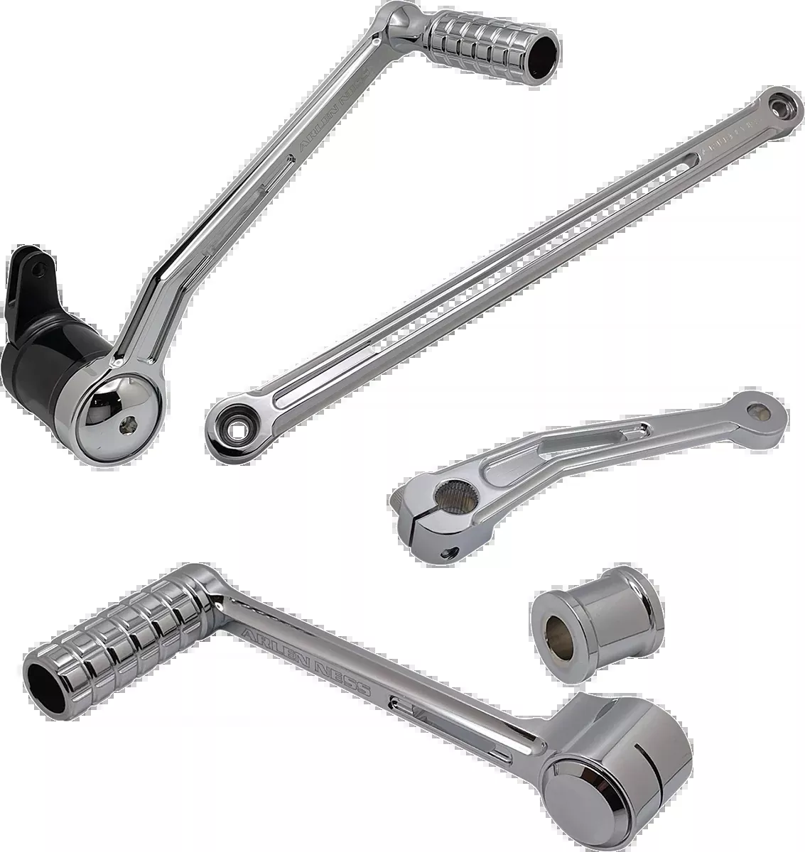 ARLEN NESS SpeedLiner Foot Control Kit w/ Toe Shifter - Solo - Chrome - 420-105