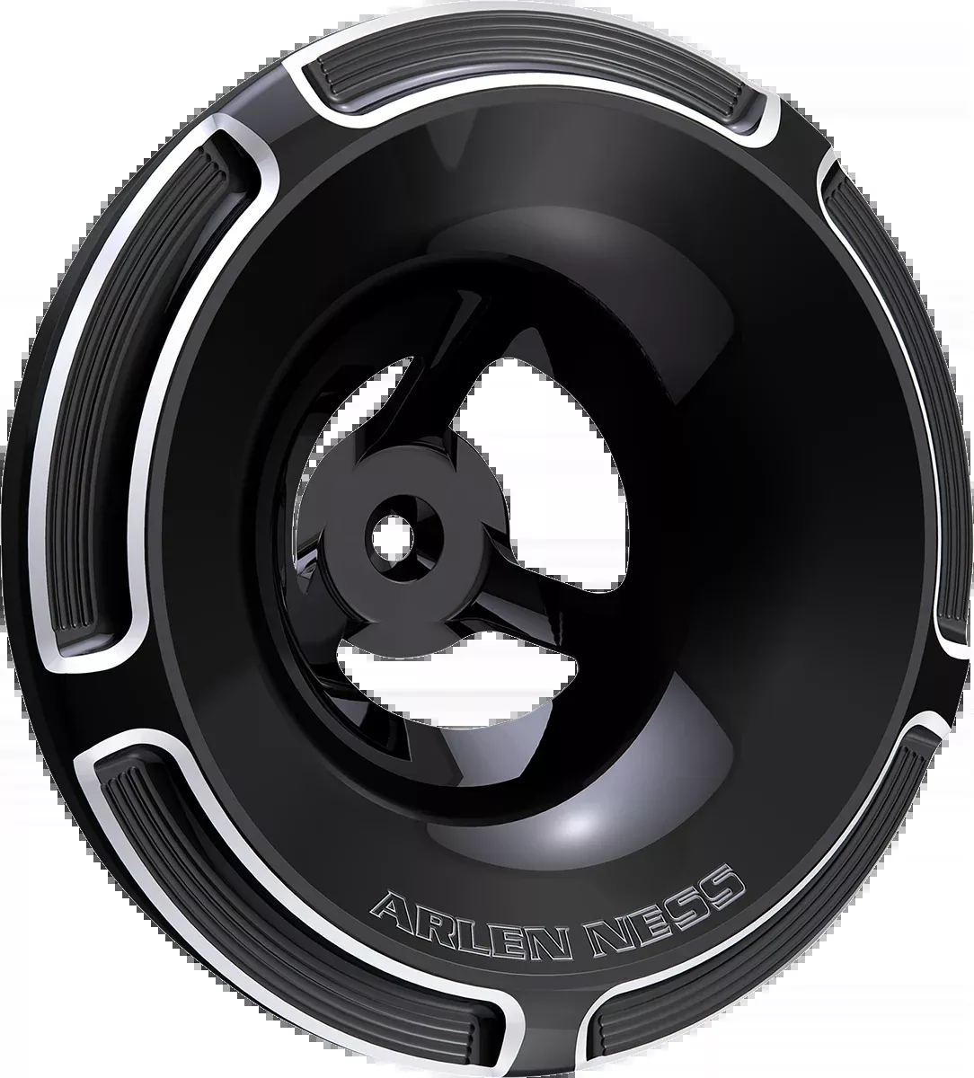 ARLEN NESS Velocity Air Cleaner Cover - Beveled - Chrome - 601-003