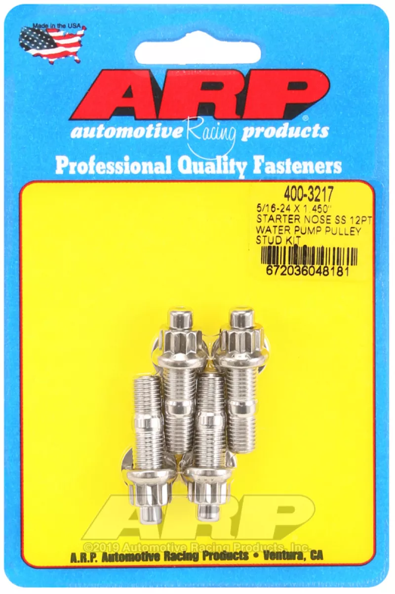 ARP Water Pump Pulley Stud Kits