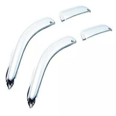 Auto Ventshade 684515 Chrome Ventvisor Side Window Deflector, 4-Piece Set