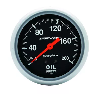 Autometer 0-200 Oil Pressure Gauge 3422