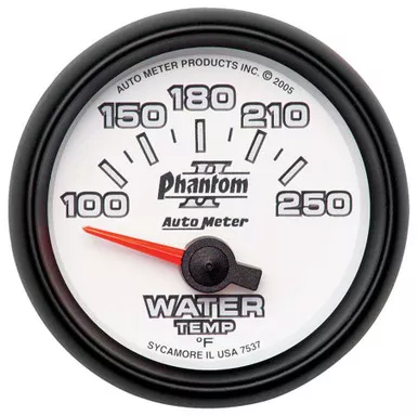 Autometer 2-1/16in P/S II Water Temp. Gauge 100-250 7537