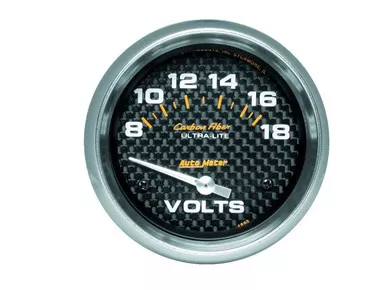 Autometer C/F 2-5/8in Voltmeter 8-18 Volts 4891