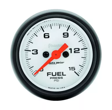 Autometer Phantom 2 1/16in Fuel Press 0-15 PSI Elec. 5761