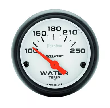 Autometer Phantom 2 1/16in Water Temp 100-250 Elec. 5737