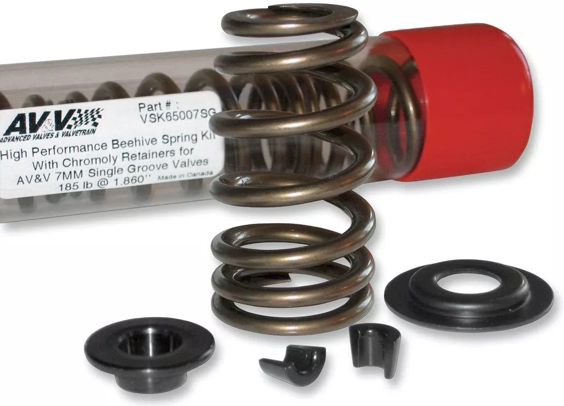 AV&V 05-17 T/C S/Grve .600" V/Spring Kit Stee