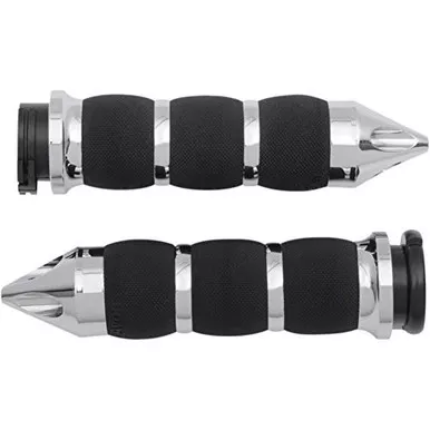Avon Grips AIR-90-CH-FL-SP Chrome Air Cushion Spike Grips