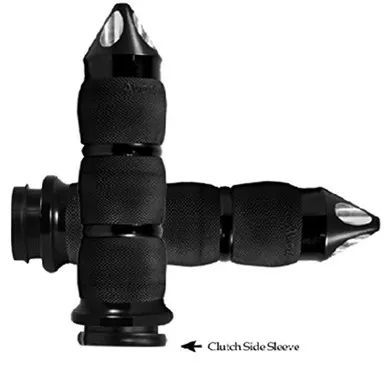 Avon Grips AIR-90-AN-FL-SP Black Air Cushion Spike Grips