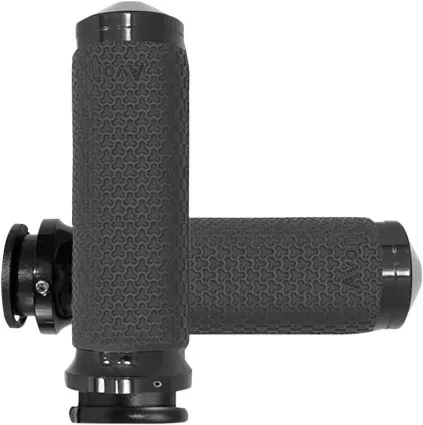 Avon IN-TO-MF-63A-AN Black Memory Foam Grips Small 1.5" OD Indian 18-20