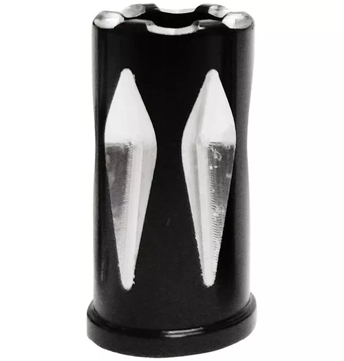Avon Rival Black Anodized Valve Stem Cap (SVC-311-ANO-RIV)