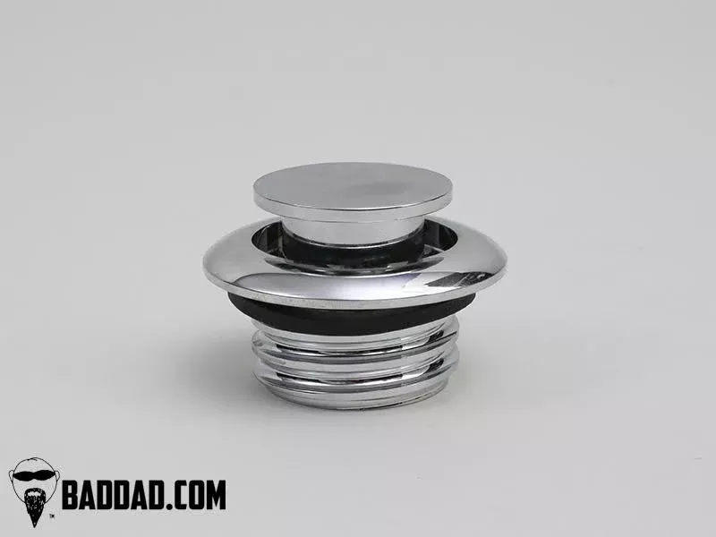 Bad Dad 81007 Chrome Competition Series Pop-Up Gas Cap 08-Up Harley Touring FL