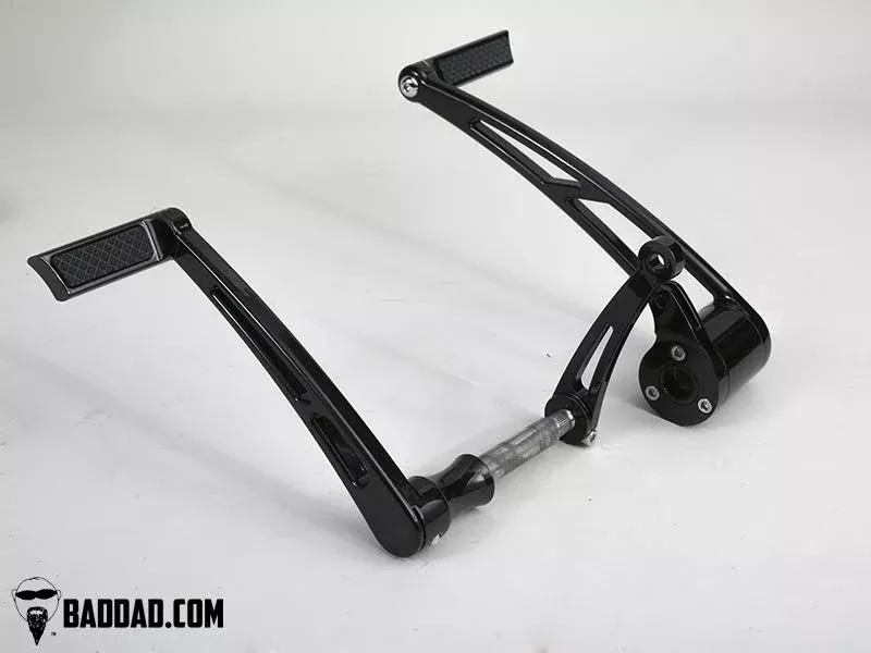 Bad Dad Black Forward Control Kit with Toe Shifter Harley Softail Touring 81133-1