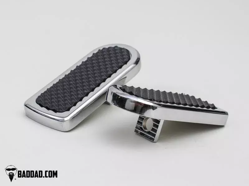 Bad Dad Chrome 900 Series Foot Peg Inserts Harley FL Touring Softail 97-19 80984-2