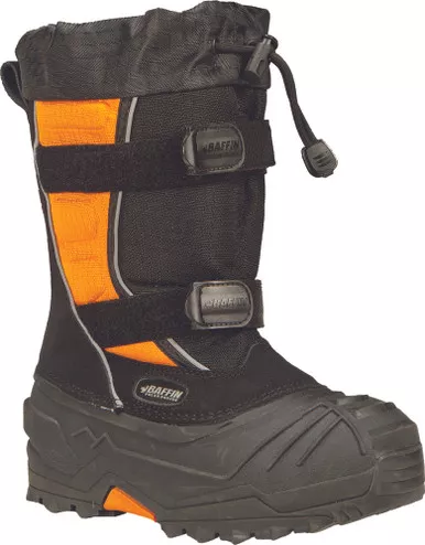 Baffin Youth Eiger Boots Black/Orange Sz 12 - EPIC-Y001-BAK-12