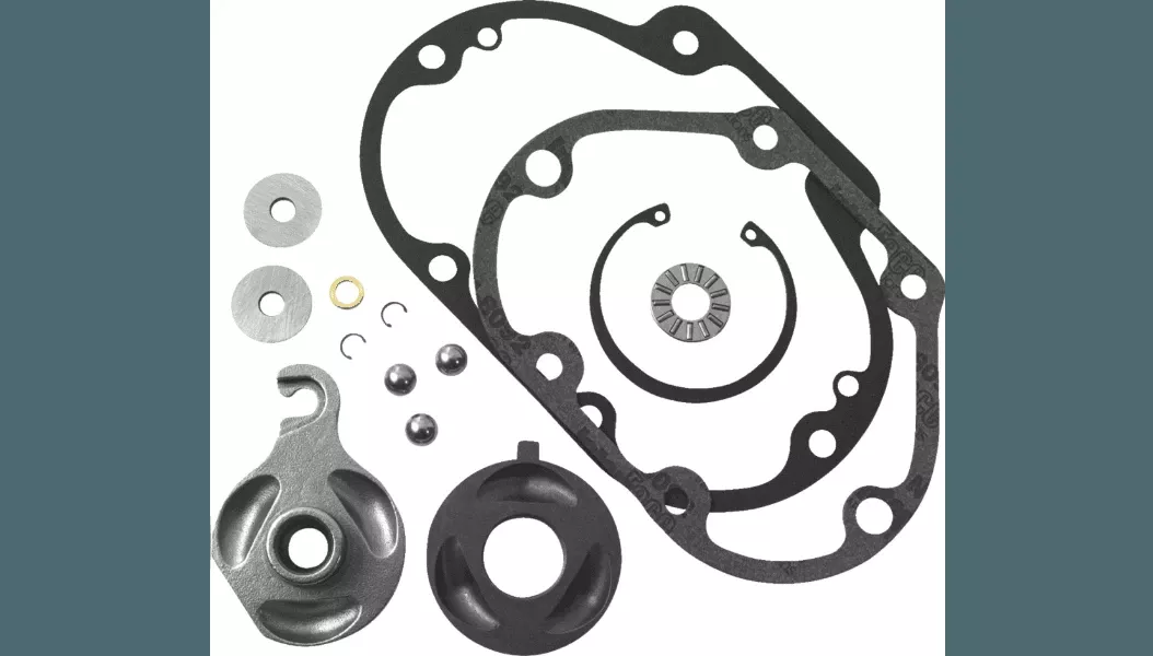 Baker Drivetrain Heavy Duty Throwout Bearing Kit for '99-24 Harley Davidson Big Twin with Mechanical Cable Clutch