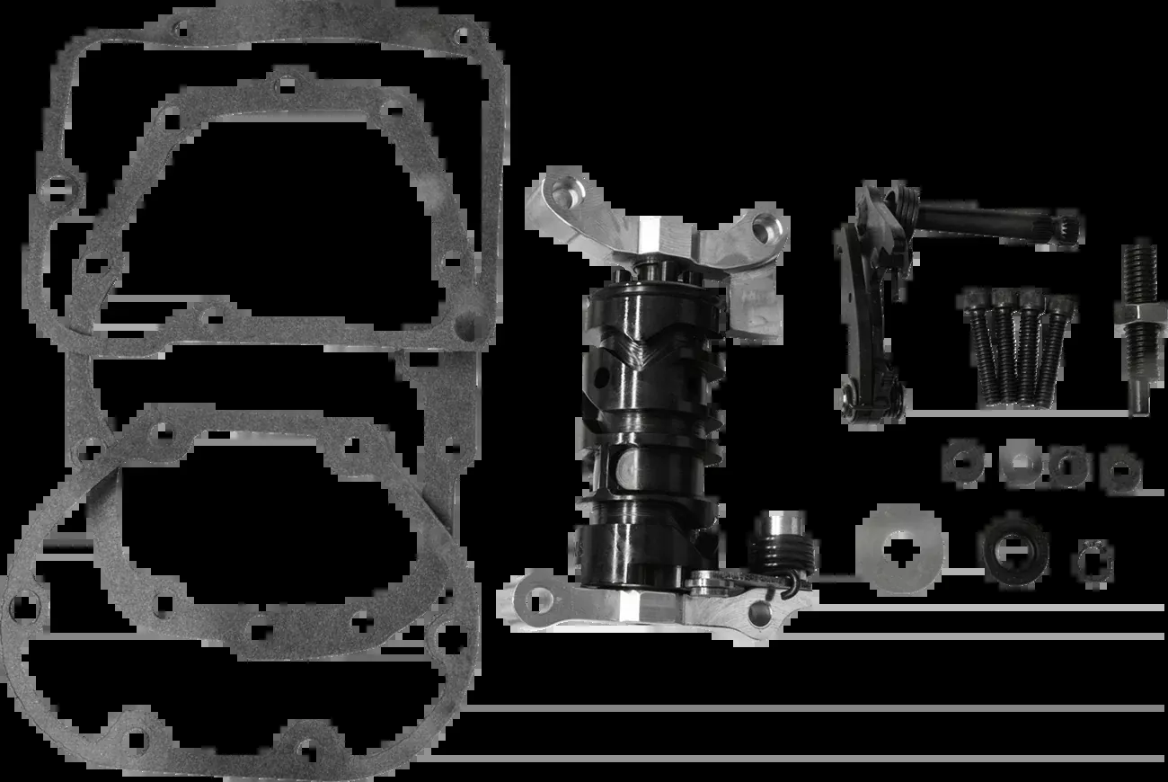 Baker Drivetrain Shifter Drum Kit - 5-Speed - '01-'06 Touring, '01-'05 Dyna, '00-'06 Softail - 172-5-A