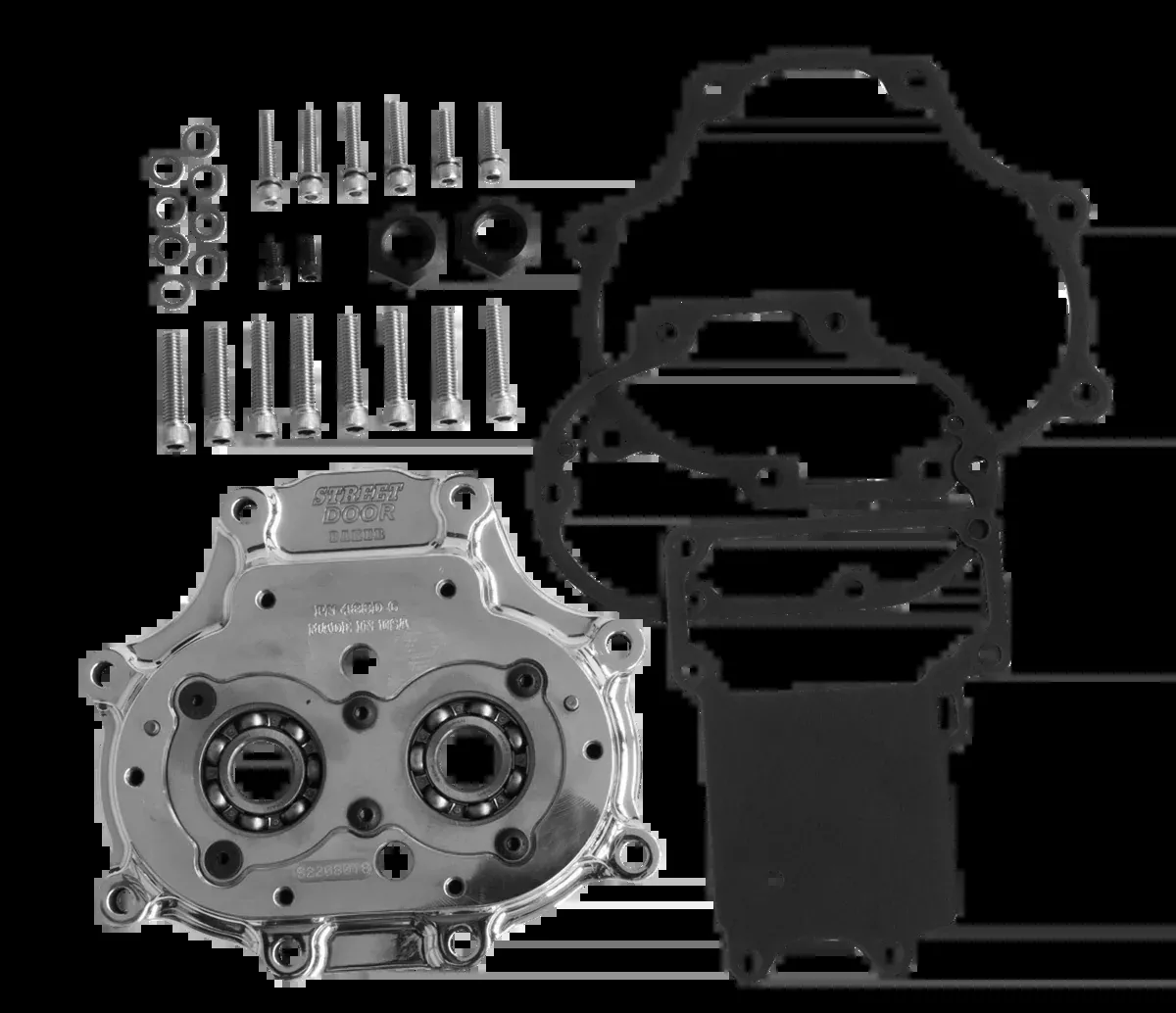 Baker Drivetrain Transmission Door Assembly - 6-Speed - Polished - 48902-6