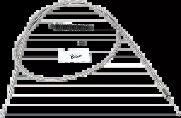 Barnett High-Efficiency Stainless Steel Clutch Cable For Harley-Davidson – +12″ – ’89-’06 Touring