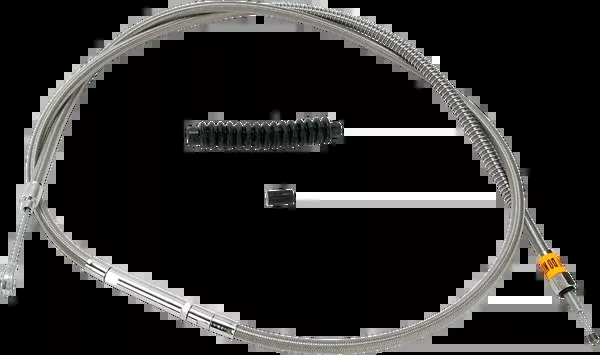 Barnett High-Efficiency Stainless Steel Clutch Cable For Harley-Davidson – +6″ – ’93-’03 Dyna