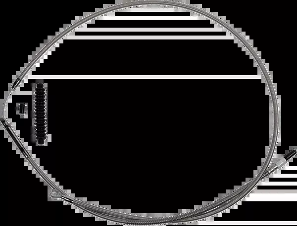 Barnett High-Efficiency Stainless Steel Clutch Cable For Harley-Davidson - +8" - '21-'24 FL