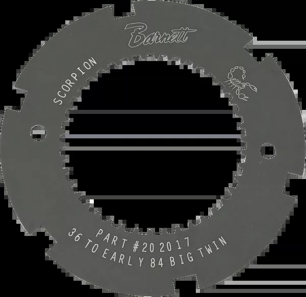 Barnett Lock Plate – Clutch Basket – Scorpion – ’36-’84 Harley-Davidson