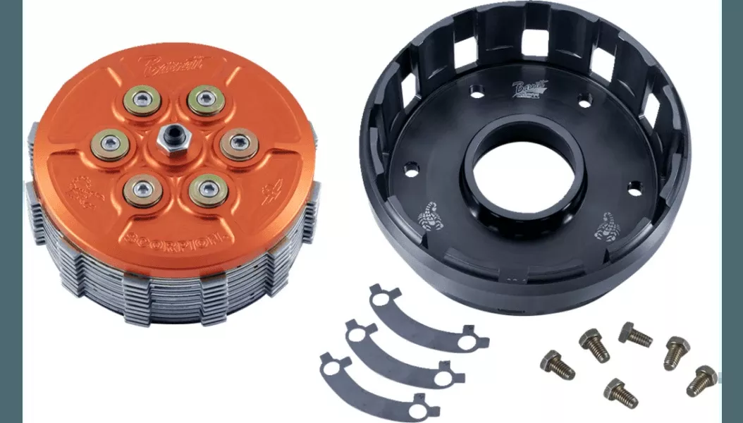 Barnett Scorpion Clutch Basket Assembly for '21-23 Harley Davidson Touring and 18-23 Softail models w/ mechanical clutch- Cable Actuated