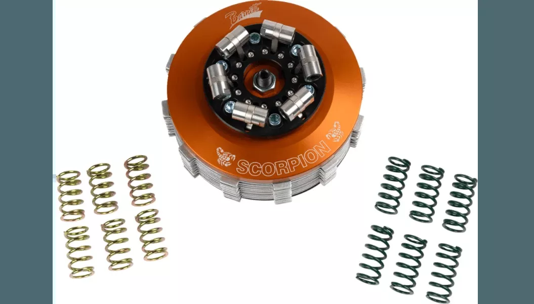 Barnett Scorpion Low-Profile Lock-Up Clutch for '07-10 Harley Davidson Twin Cam models and '06 Dyna