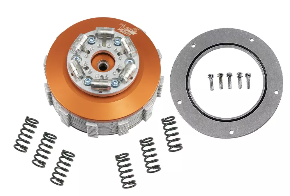 Barnett Scorpion Low-Profile Lock-Up Clutch with Derby Spacer Harley M8 17-Up