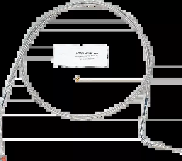 Barnett Stainless Steel Idle Cable – +8″ – ’96-’01 Touring