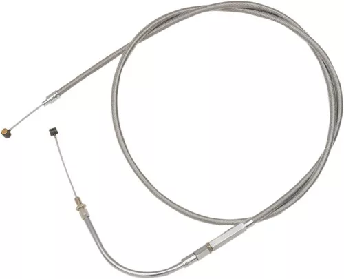 Barnett Stainless Steel Throttle Push/Idle Cable Stock +6" (30596SC+6DS)