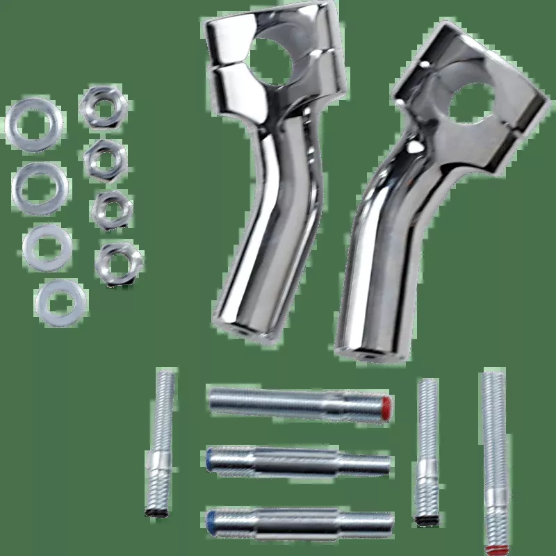 Baron Kickback Risers Chrome PR