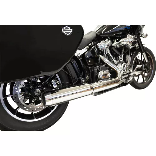 Bassani 4" Muffler for 2025 Harley Softail - Chrome