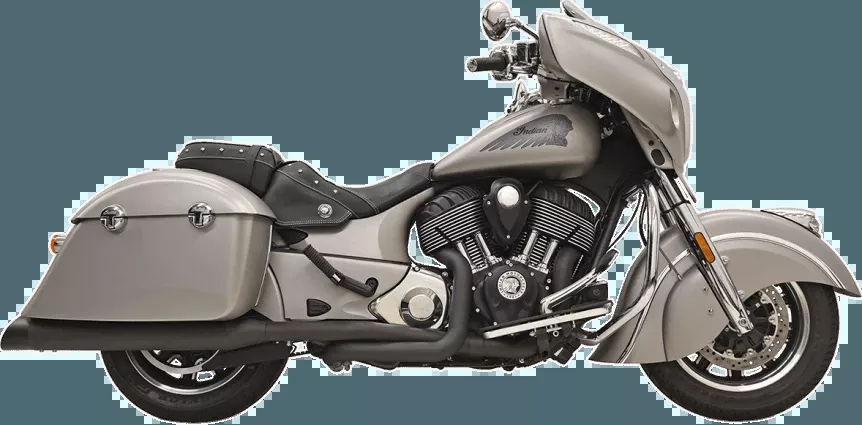 Bassani True Dual Performance Exhaust System for '14-Up Indian Chieftain and Roadmaster Models Choose (Select Finish)