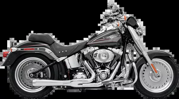Bassani Xhaust 2:1 Exhaust – Chrome – Short – Softail