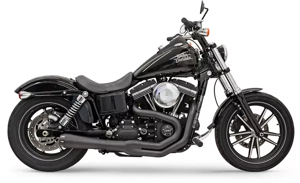 Bassani Xhaust Mega Power Exhaust – Black – FXD/FXDWG With Mid/Forward Controls
