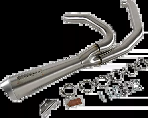 Bassani Xhaust Short 2:1 Exhaust For FL – Stainless Steel