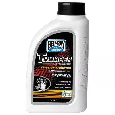 Bel-Ray Friction Modified Thumper Racing 4T Engine Oil 10W30 1 Liter