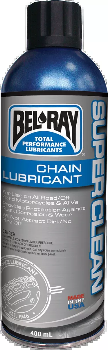Bel Ray Super Clean 13.5 oz Conventional Aerosol Spray Can Chain Lubricant