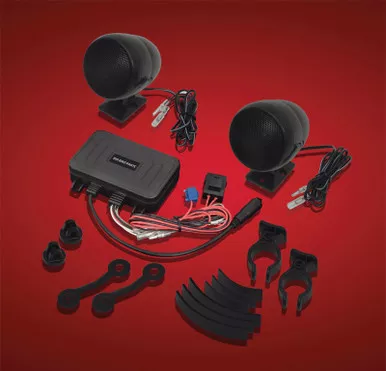 Big Bike Parts Bluetooth Sound System (Black) - 13-252BTBK