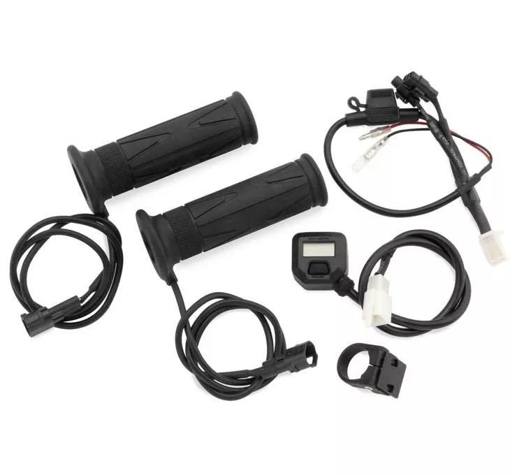 Bike Master Heated Grips with LCD Voltage Display