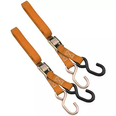 BikeMaster 100505 1 Inch Tiedowns Orange