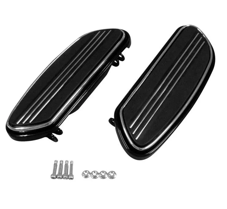 Biker's Choice 57213 Black ISO Floorboards Harley Touring 93-19 OE 50631-04