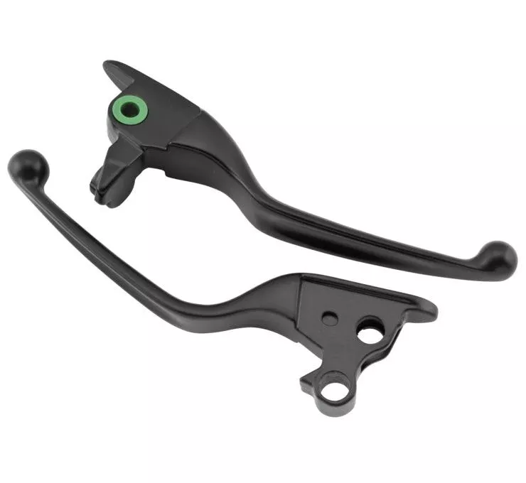 Biker's Choice Black Brake & Clutch Lever Set OEM Repl. 14-16 Harley FLH/T