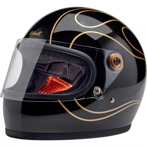 Biltwell Gringo S DOT/ECE Helmet - Black Flame