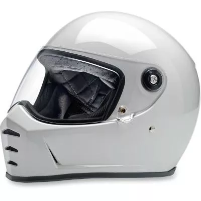 Biltwell Lane Splitter Helmet - Gloss White