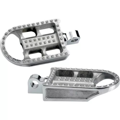 Biltwell Mushman Polished Aluminum Footpegs (7002-302-01)