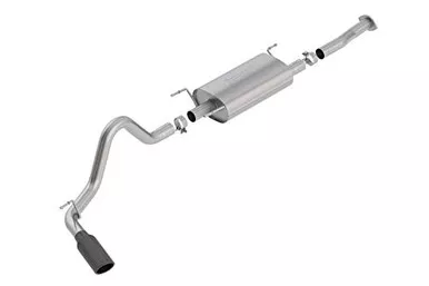 Borla 140680BC S-Type Cat-Back Exhaust 2.5 in. Incl. Front Pipe Assy/Muffler