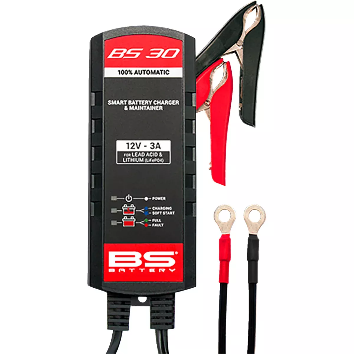 BS BATTERY 3807-0742 700572 BS 30 Smart Battery Charger & Maintainer Battery Charger/Maintainer – BS 30 – 12V