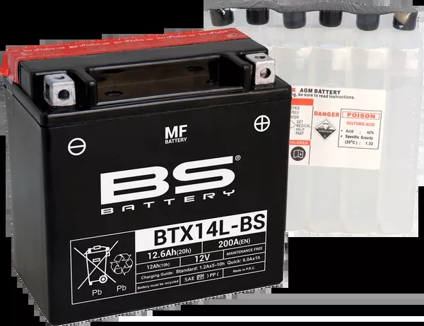 BS Battery Battery – BTX14L-BS (YTX)